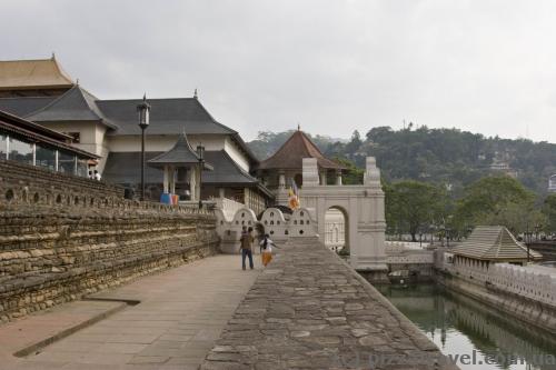 Moat in front of the Temple of the Tooth