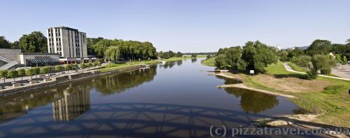 Weser river in Rinteln