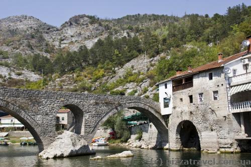 Bridge in the Rijeka Crnojevica village