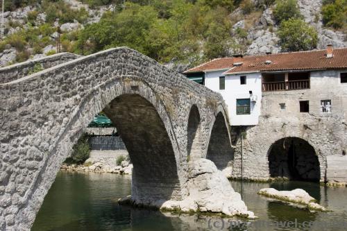 Bridge in the Rijeka Crnojevica village