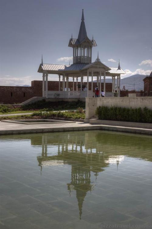 Gazebo with a fountain in the Rabat Fortress