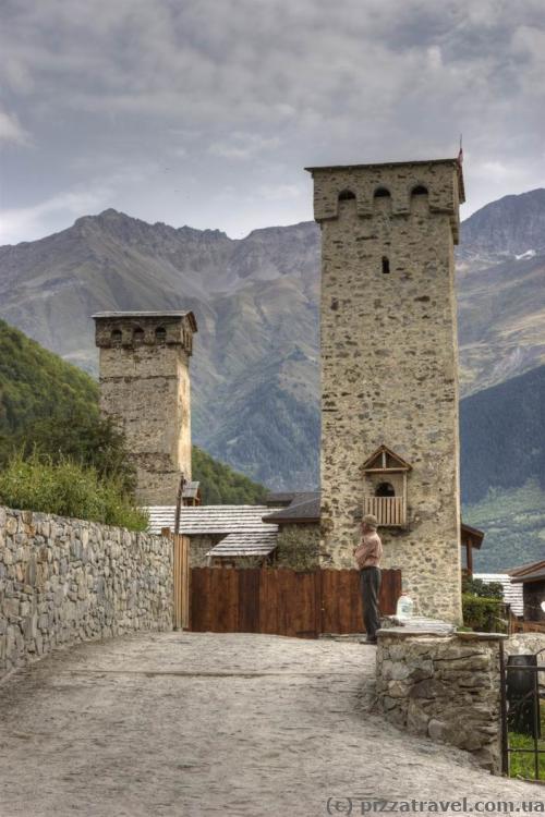 Svan towers of Mestia