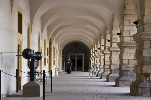 Arcades in the castle