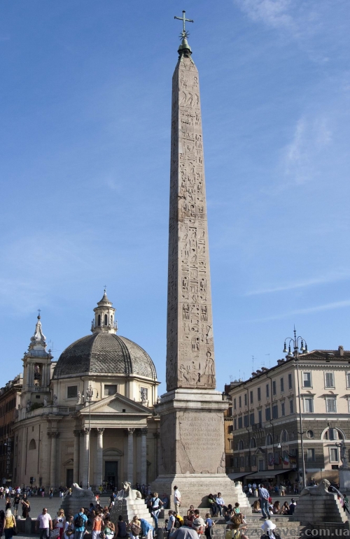 Obelisk on the Piazza del Popolo