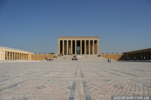 The mausoleum of Mustafa Kemal Ataturk in Ankara