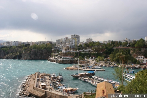 Antalya, harbor in the old town