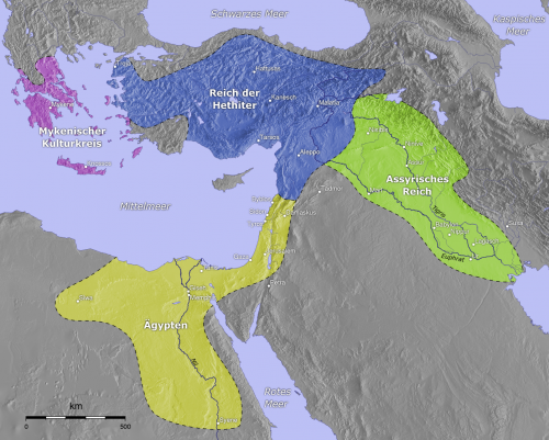Borders of Hittite Empire