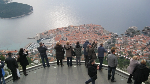 View of Dubrovnik from Mount Srd