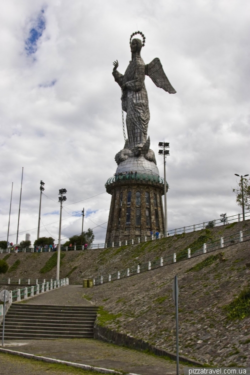 Statue of Virgin Mary in Quito (Virgin of El Panecillo)