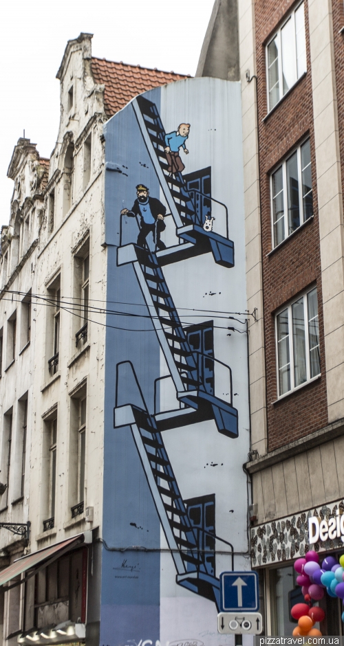 Tintin in Brussels