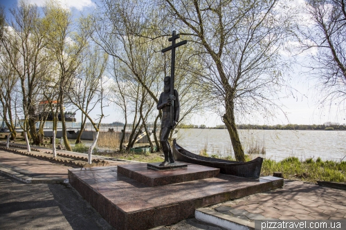 Monument to lipovans in Vilkovo