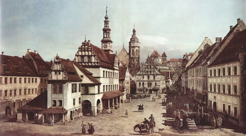 Canaletto. Market square
