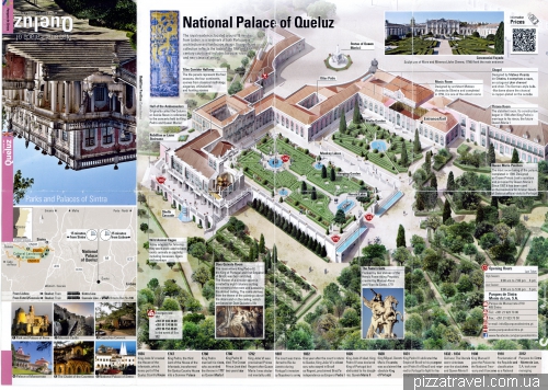 Map of Queluz Palace