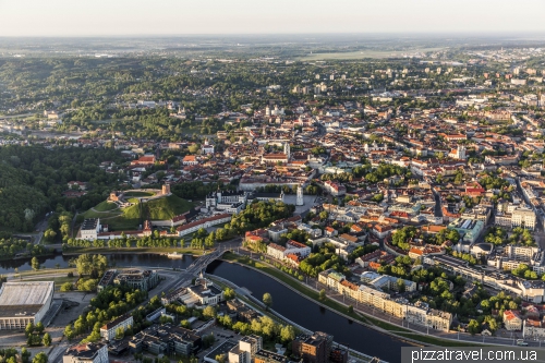 Ballooning above Vilnius