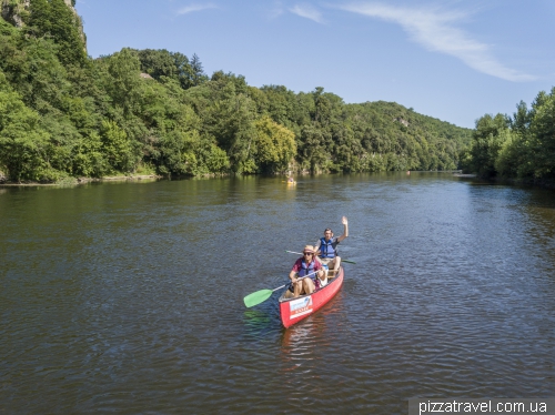 Rafting on the Dordogne River