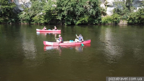 Rafting on the Dordogne River