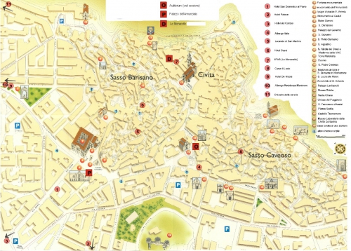 Matera map