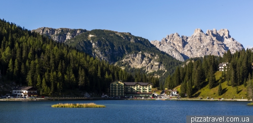 Озеро Мизурина (Lago di Misurina)