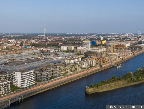 New district Uberseestadt in Bremen