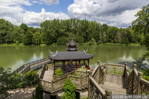 Chinese garden in Weissensee