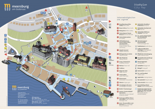 Meersburg, map