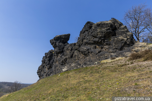 Скалы Гегенштайн (Gegenstein) около Балленштедта