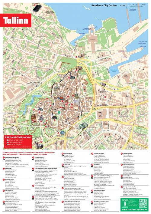 Map of Tallinn