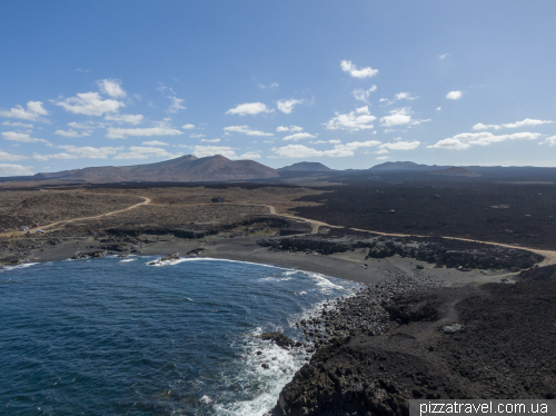 Вулканический пляж Малвас (Playa de las Malvas)