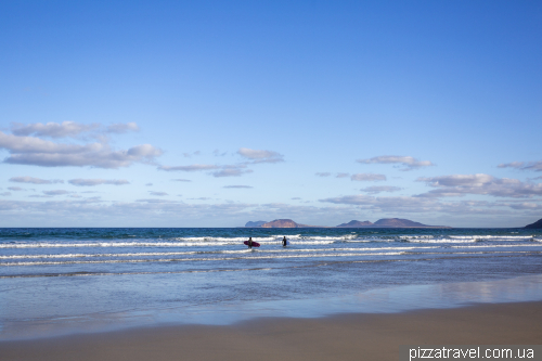 Famara beach