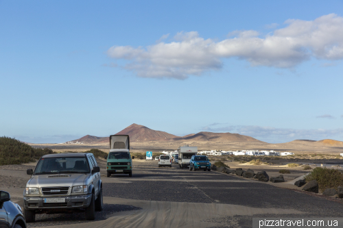 Famara beach