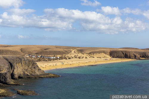 Playa Mujeres on Lanzarote