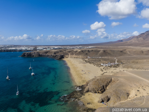 Playa Mujeres on Lanzarote