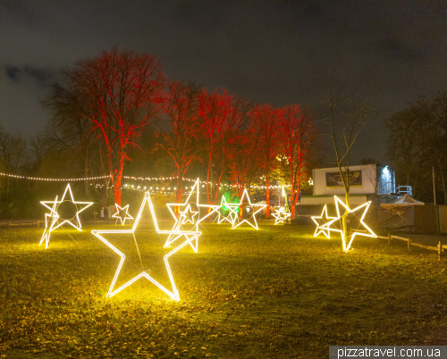 Рождественская подсветка в зоопарке Ганновера (Christmas Garden Hannover)