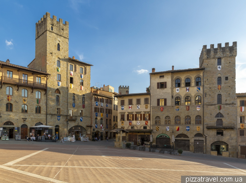 Piazza Grande in Arezzo