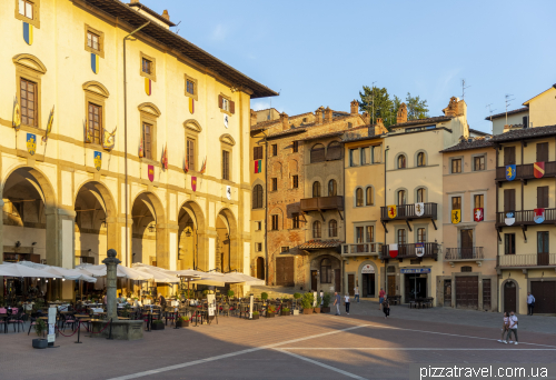 Piazza Grande in Arezzo