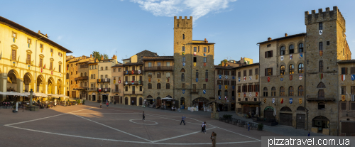 Piazza Grande in Arezzo