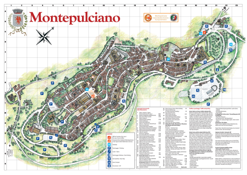 Montepulciano map