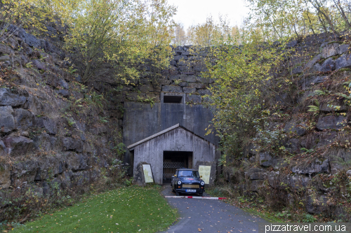 Unusual observation deck Jahrtausendblick in an abandoned amusement park