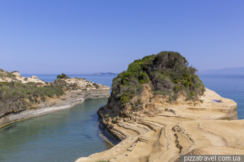 Sidari resort and Love Canal in Corfu