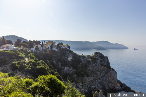 Paleokastritsa Monastery in Corfu