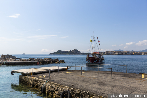 Vidos Island in Corfu