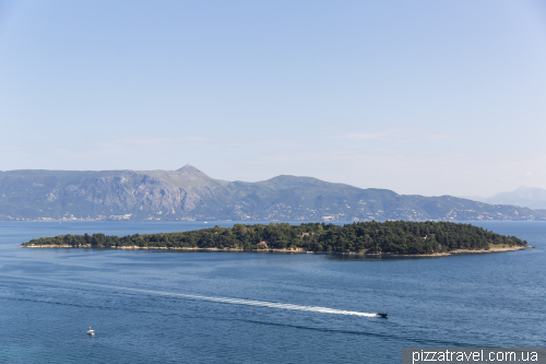 Vidos Island in Corfu