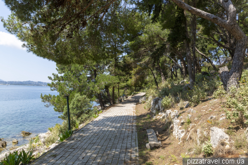 Vidos Island in Corfu