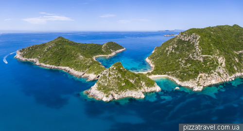 Porto Timoni beach in Corfu