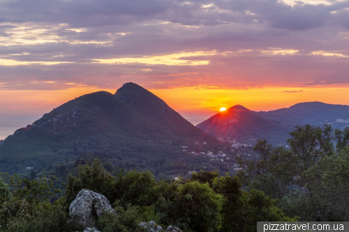 Kaiser's Throne viewpoint in Corfu