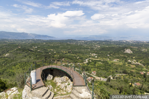 Kaiser's Throne viewpoint in Corfu