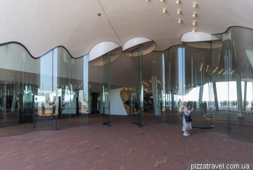 Viewing platform at the Hamburg Philharmonie