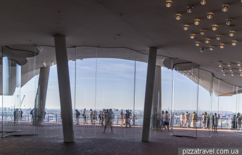 Viewing platform at the Hamburg Philharmonie