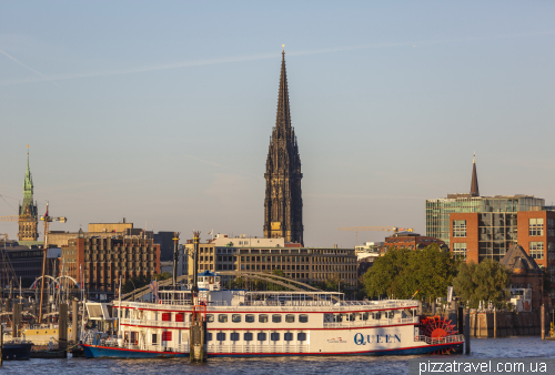 Hamburg viewpoint near the theater