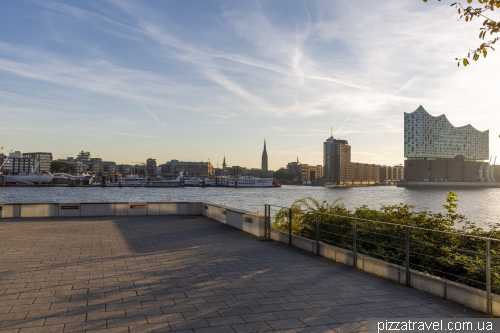 Hamburg viewpoint near the theater